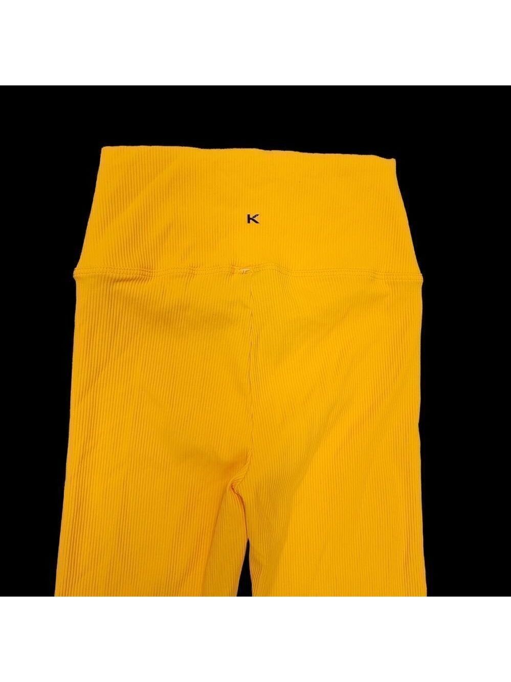 Koral Exceed Rib High Rise Legging - Mango - Picture 9 of 12